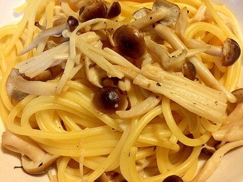 きのこのパスタ